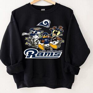 Los Angeles rams looney tunes bugs taz Football Merch sweatshirt shirt retro NFL